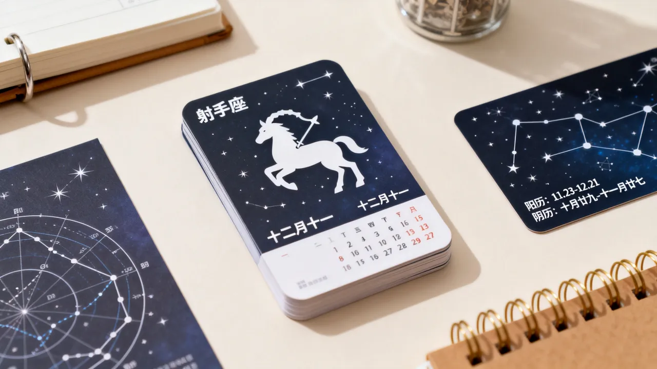 十二月十一什么星座，十二星座阳历阴历生日怎么算？