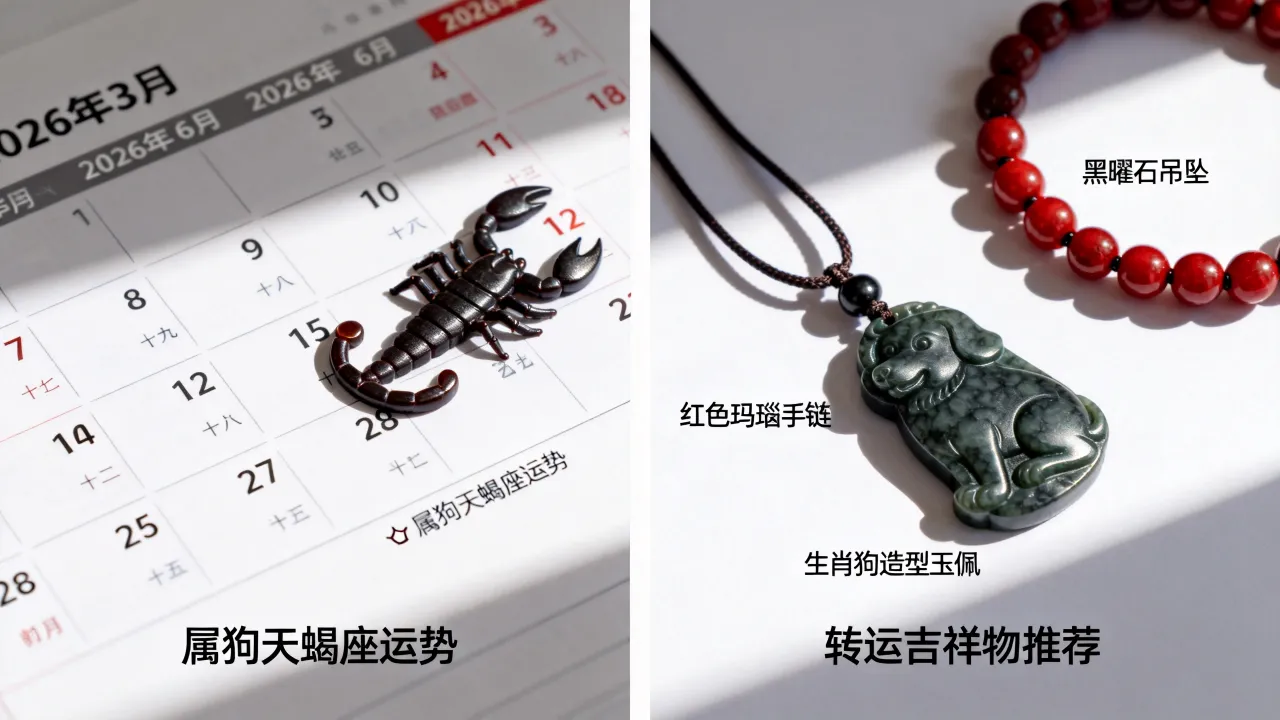 属狗天蝎座2026每月运势如何,属狗2026转运吉祥物哪个好? 属狗天蝎座2026每月运势如何,属狗2026转运吉祥物哪个好?