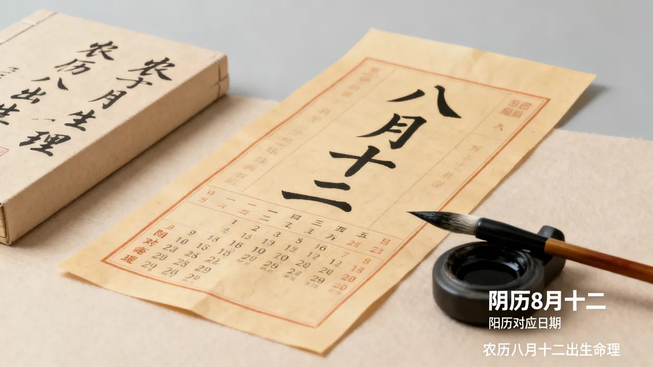 阴历8月十二是阳历几月几号?农历八月十二出生是什么命 阴历8月十二是阳历几月几号?农历八月十二出生是什么命
