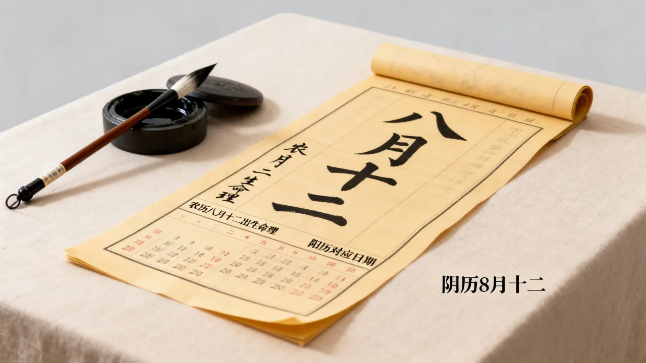 阴历8月十二是阳历几月几号?农历八月十二出生是什么命 阴历8月十二是阳历几月几号?农历八月十二出生是什么命