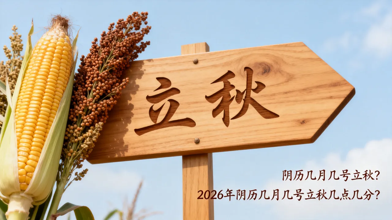 阴历几月几号立秋？2026年阴历几月几号立秋几点几分？