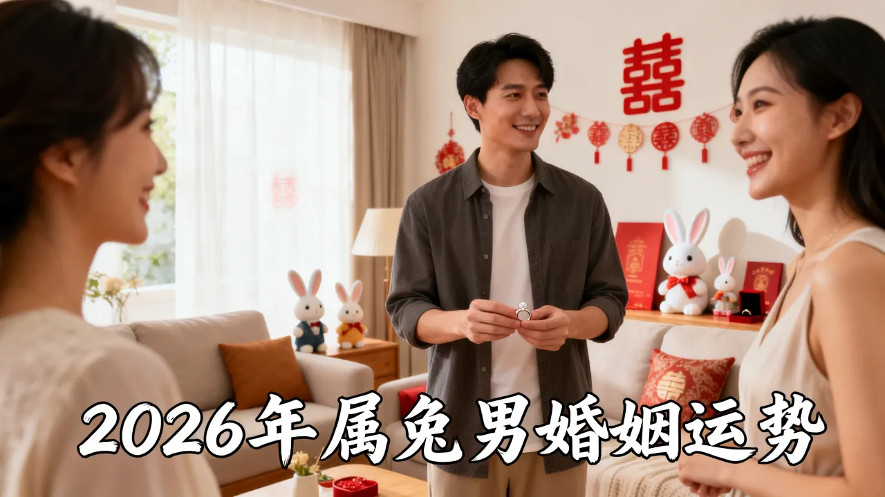2026年属兔男婚姻顺吗,属兔男2026年全年姻缘怎么样? 2026年属兔男婚姻顺吗,属兔男2026年全年姻缘怎么样?