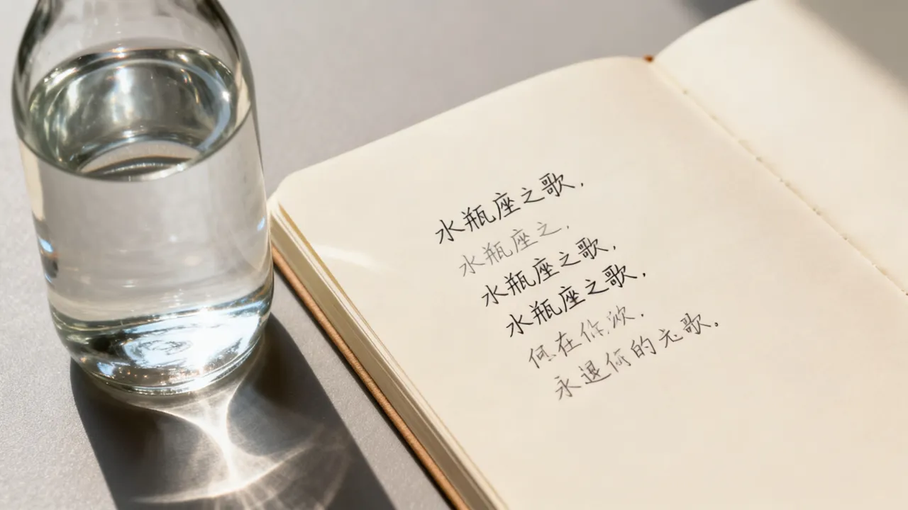 十二星座水瓶之歌是什么歌，水瓶座之歌歌词完整版在哪里听？