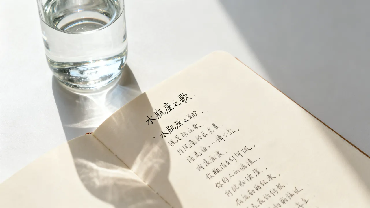 十二星座水瓶之歌是什么歌，水瓶座之歌歌词完整版在哪里听？