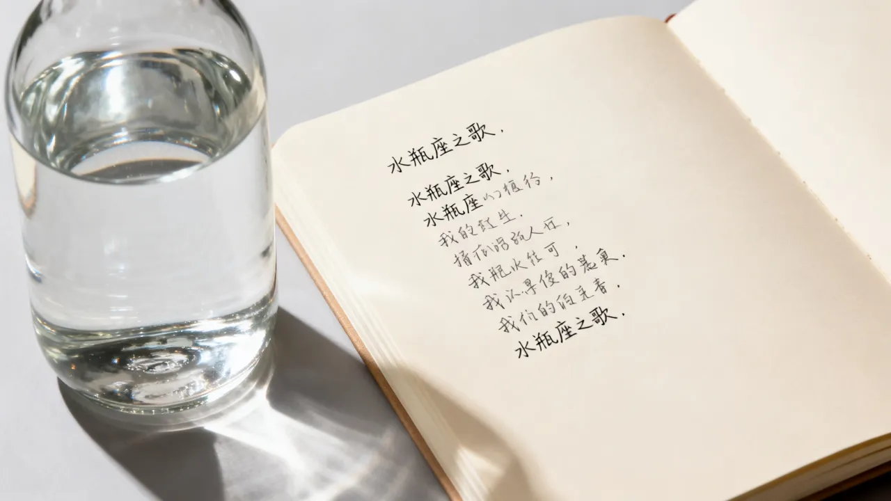 十二星座水瓶之歌是什么歌，水瓶座之歌歌词完整版在哪里听？