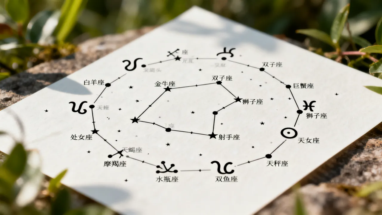十二星座星象连线图怎么看？十二星座星象连线图怎么画
