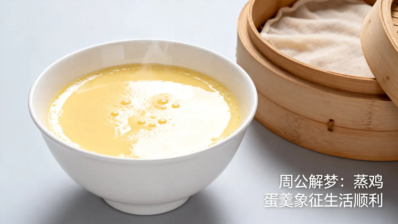 梦到蒸鸡蛋羹是好的征兆吗，周公解梦梦见蒸鸡蛋羹有什么预兆