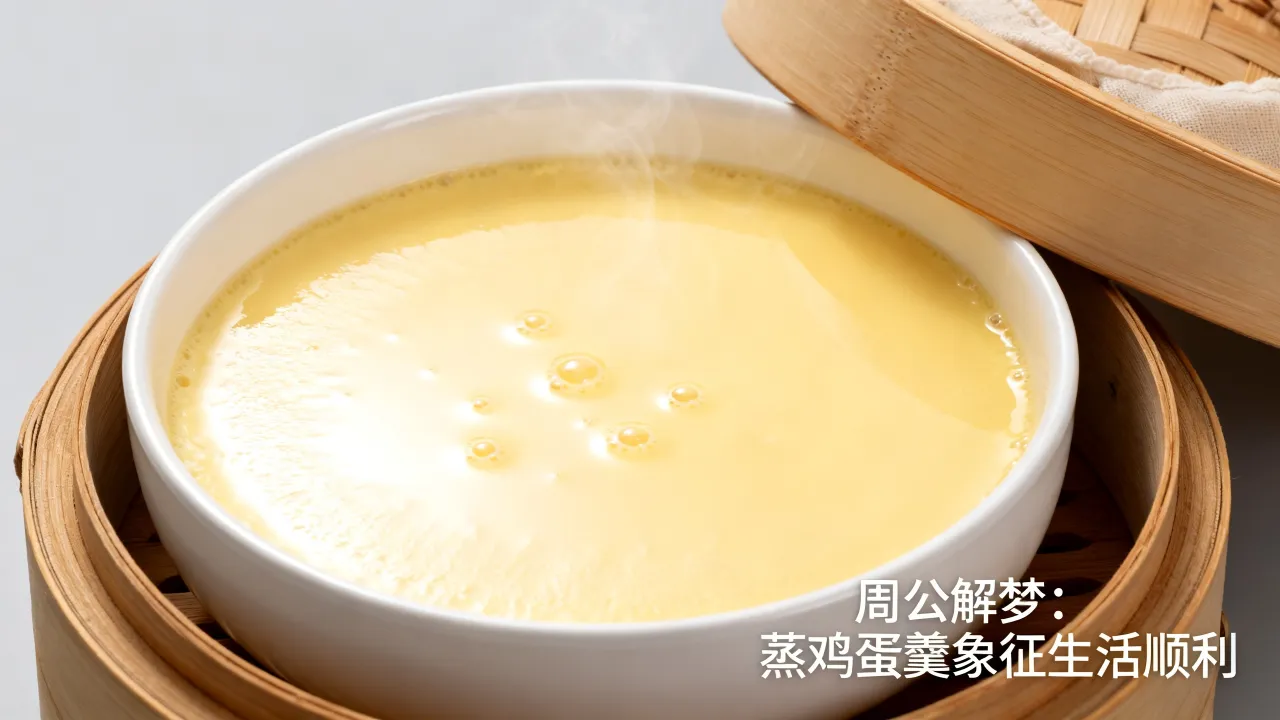 梦到蒸鸡蛋羹是好的征兆吗，周公解梦梦见蒸鸡蛋羹有什么预兆