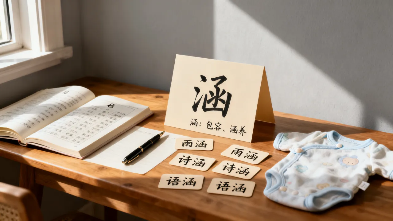宝宝起名涵什么名字，涵字取名有什么寓意和推荐搭配