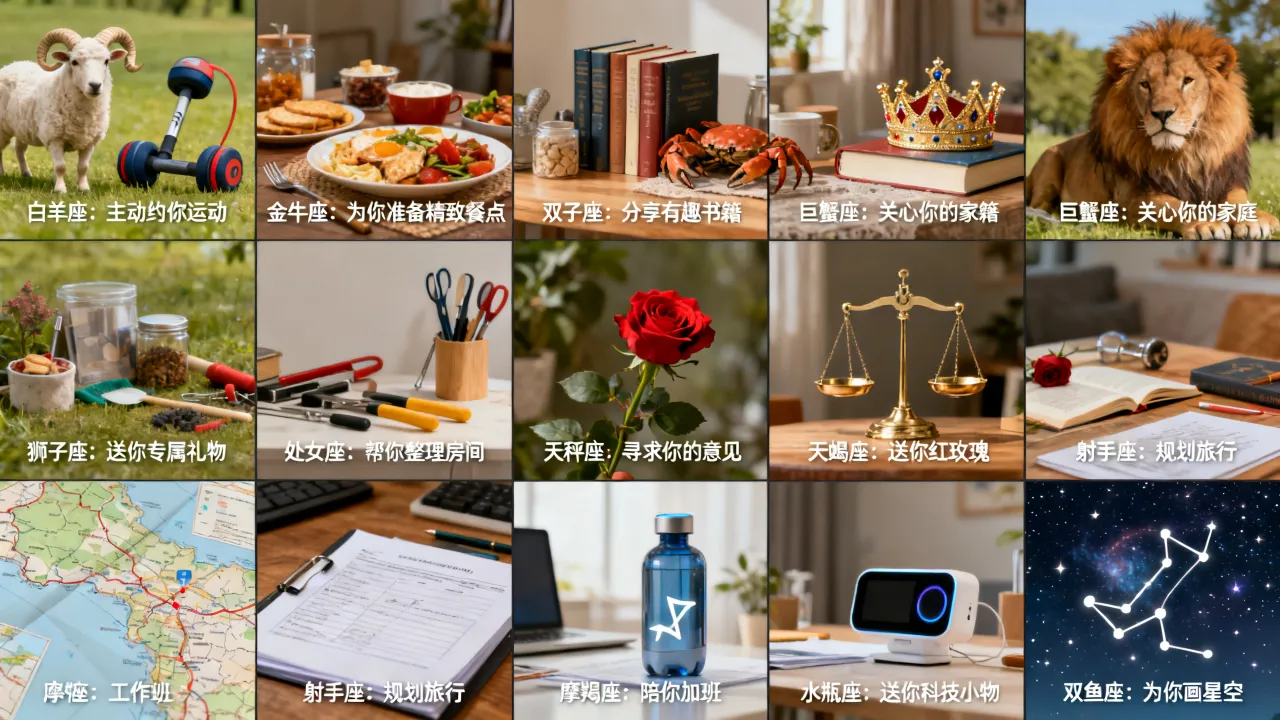 被十二星座爱上的表现有哪些，十二星座爱上你的征兆是什么