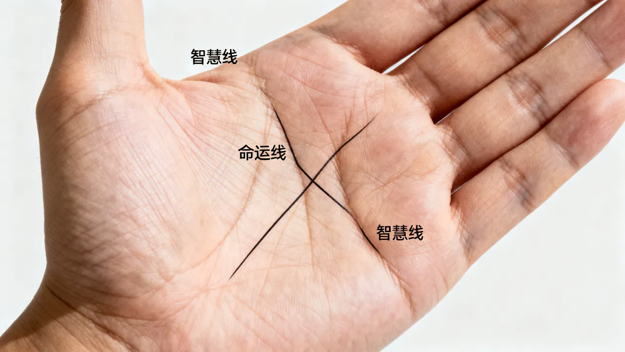 命运线和智慧线相交代表什么,手相命运线和智慧线相交好不好? 命运线和智慧线相交代表什么,手相命运线和智慧线相交好不好?