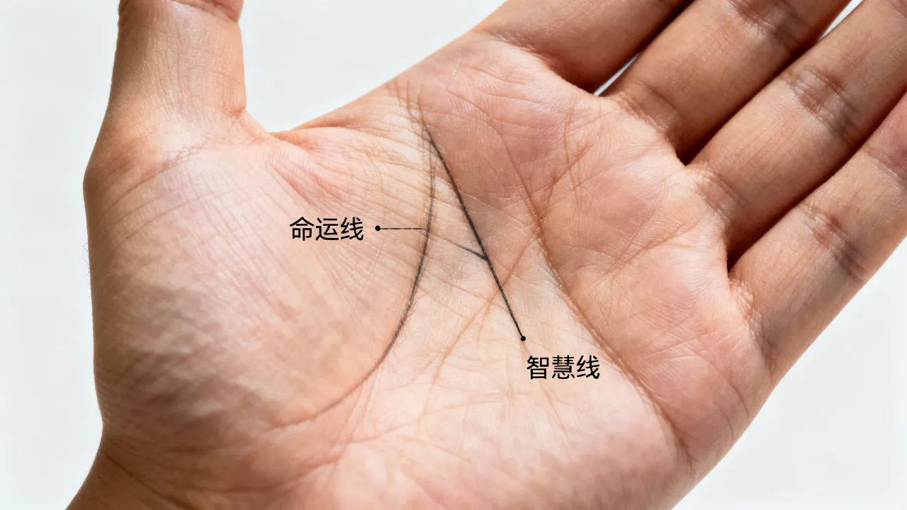 命运线和智慧线相交代表什么,手相命运线和智慧线相交好不好? 命运线和智慧线相交代表什么,手相命运线和智慧线相交好不好?