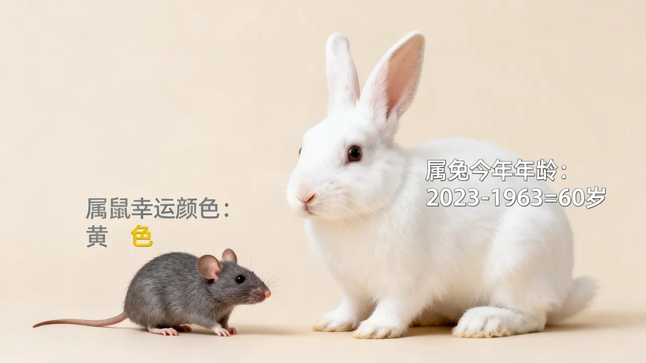 属兔子今年多大年龄了,属鼠人的幸运颜色是什么 属兔子今年多大年龄了,属鼠人的幸运颜色是什么