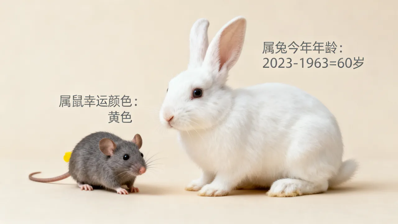 属兔子今年多大年龄了,属鼠人的幸运颜色是什么 属兔子今年多大年龄了,属鼠人的幸运颜色是什么