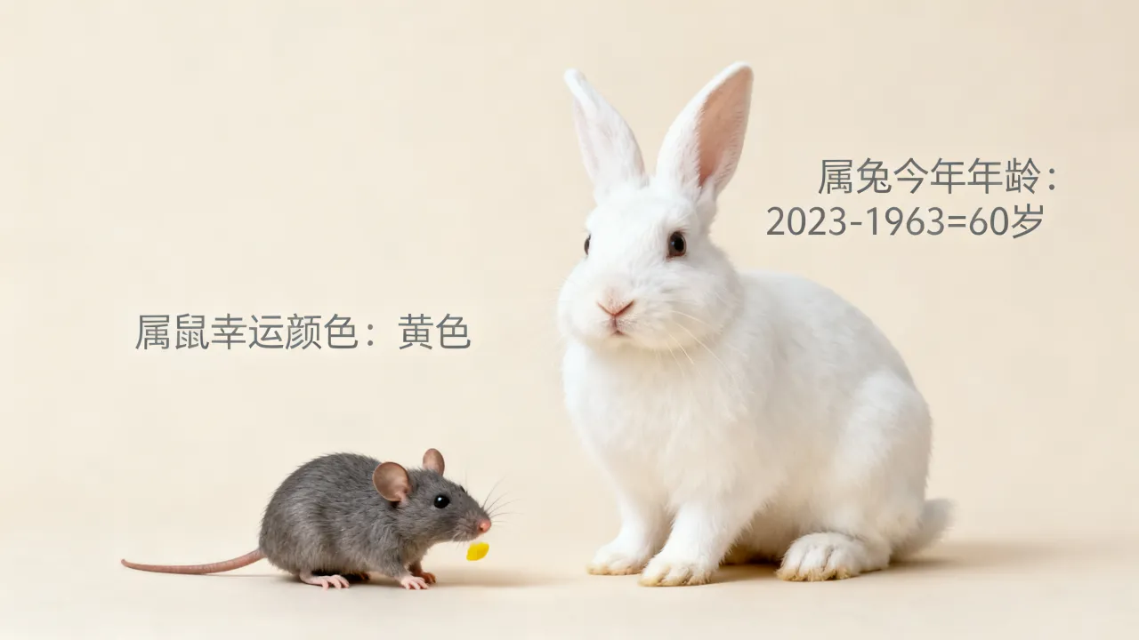属兔子今年多大年龄了,属鼠人的幸运颜色是什么 属兔子今年多大年龄了,属鼠人的幸运颜色是什么