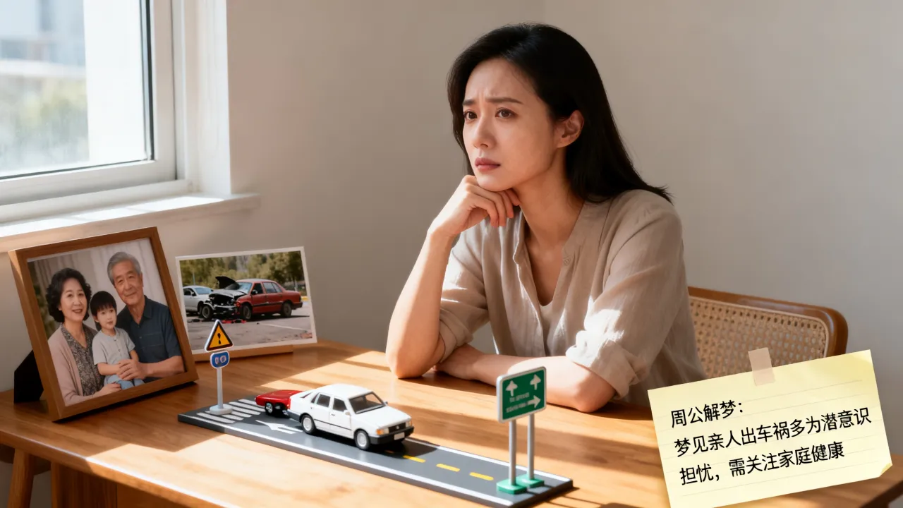 梦到亲人出车祸是什么预兆，周公解梦梦见亲人出车祸预示什么？