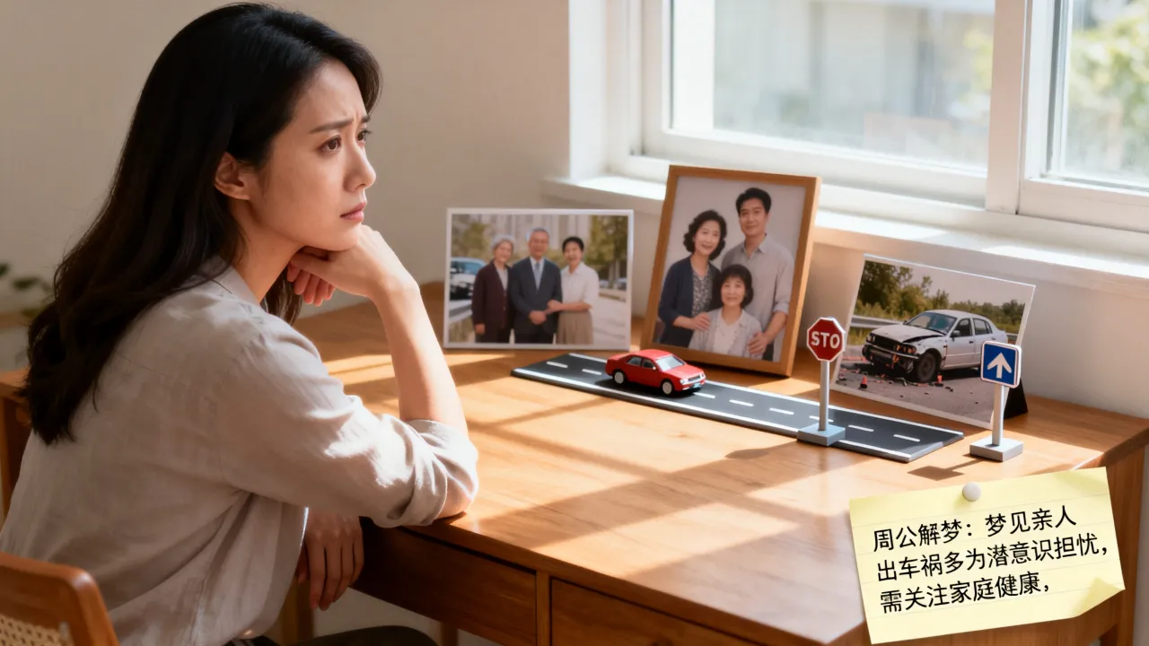 梦到亲人出车祸是什么预兆，周公解梦梦见亲人出车祸预示什么？
