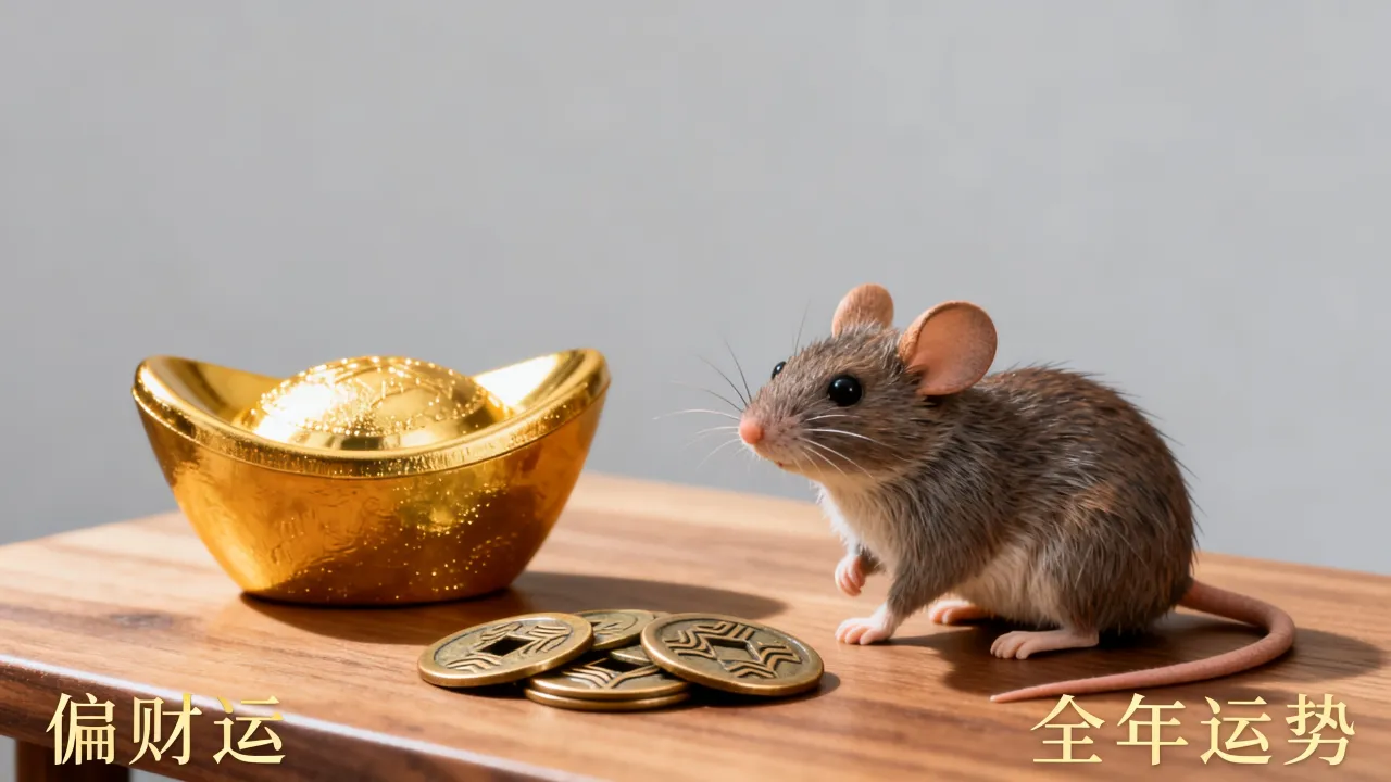 2026年属鼠人偏财运好不好，全年运势详解