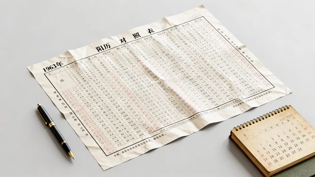 1963年阴历阳历对照表怎么查最准确,农历阳历生日换算查询 1963年阴历阳历对照表怎么查最准确,农历阳历生日换算查询