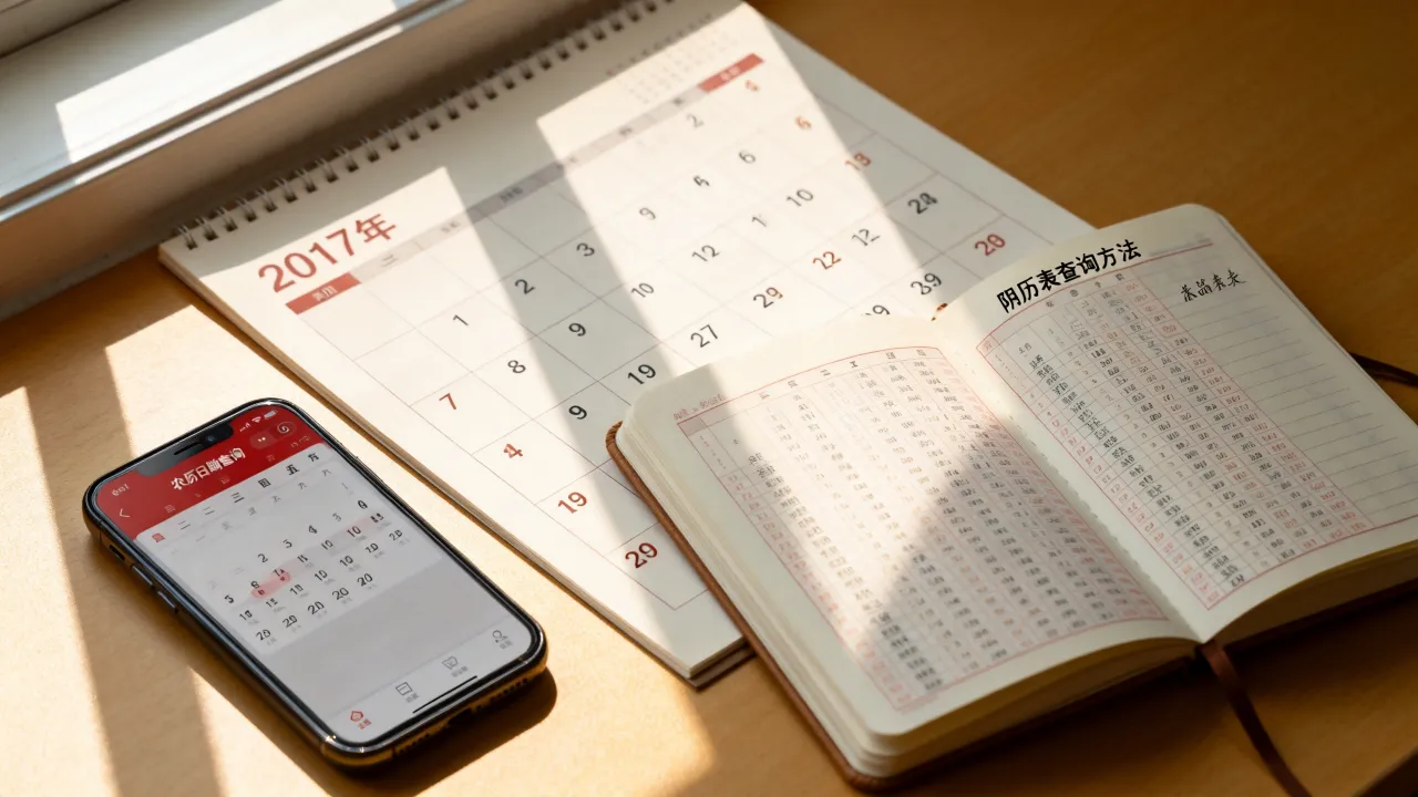 2017年阴历表怎么查?农历日期查询方法 2017年阴历表怎么查?农历日期查询方法