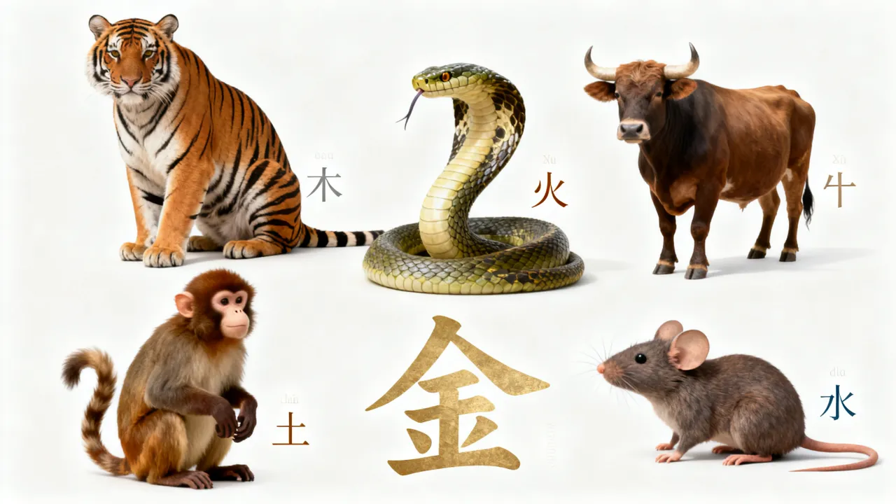 金木水火土是什么生肖,金木水火土是指哪个生肖 金木水火土是什么生肖,金木水火土是指哪个生肖