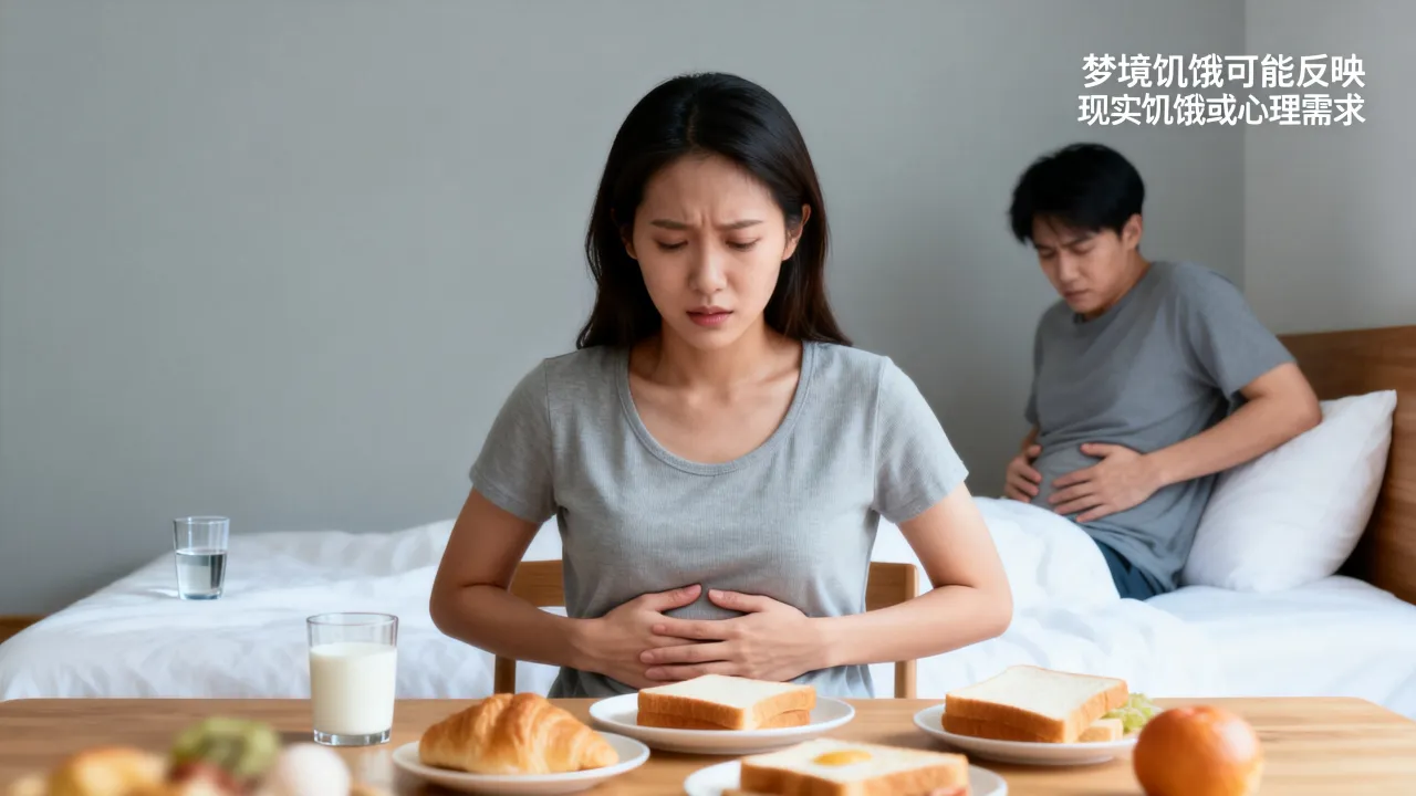 梦见自己很饿有什么寓意吗，做梦饿醒是什么预兆