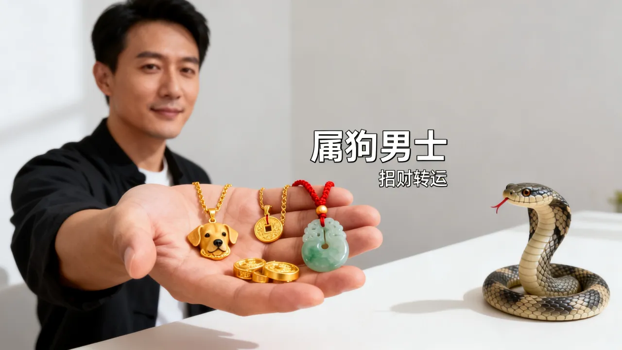 属狗的人会给属蛇的带来财运吗，男士属狗戴什么招财转运？