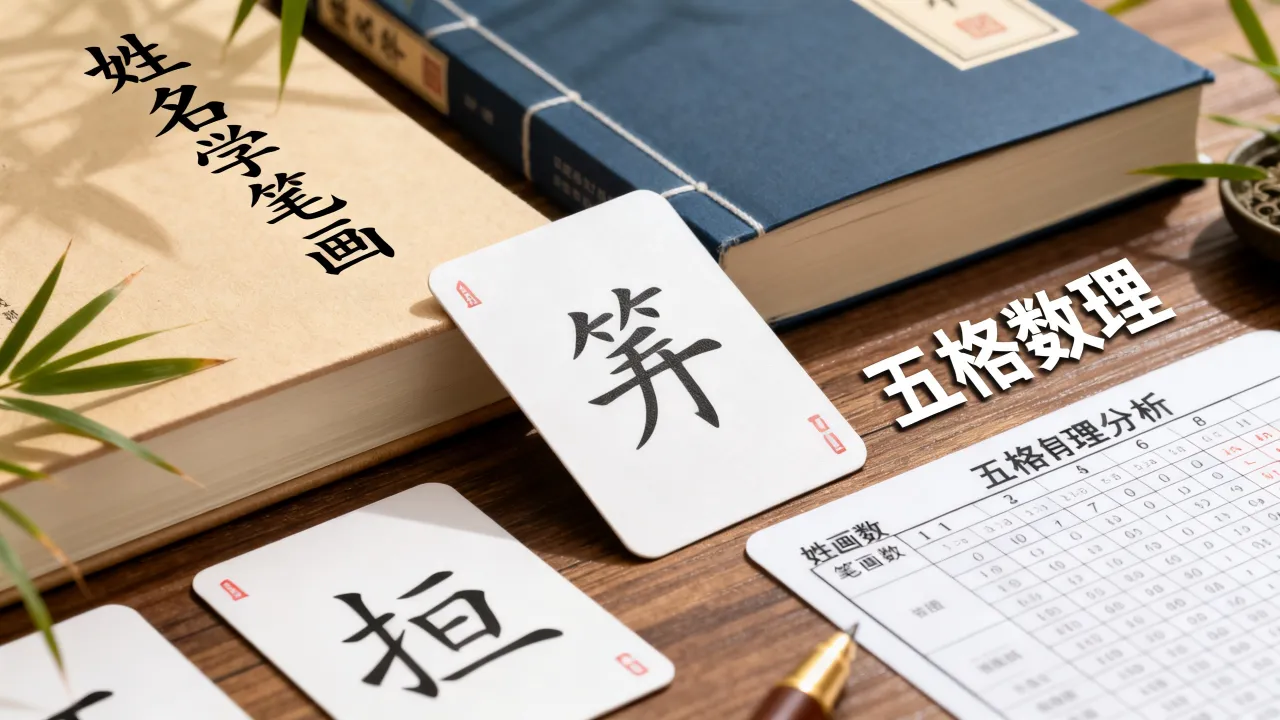 艺名吉凶怎么查？姓名学笔画与五格数理解析