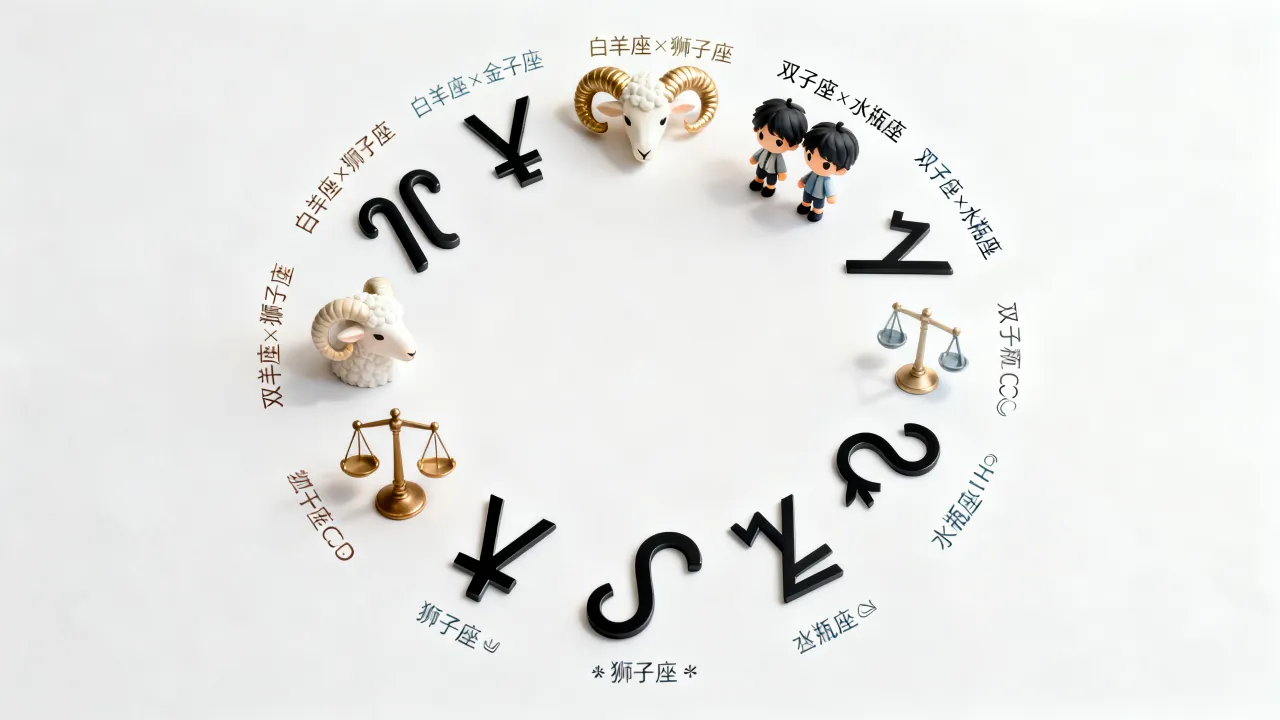 十二星座腐向6是什么？，腐向星座配对大全有哪些