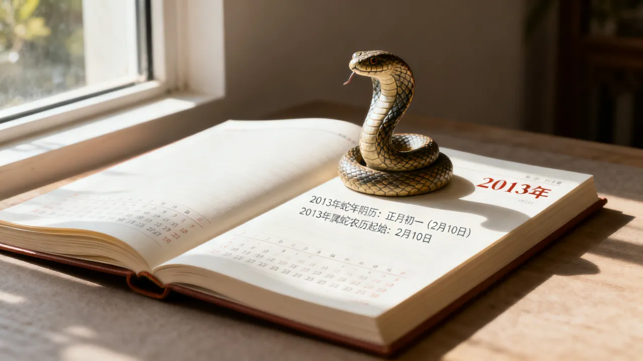 2013年蛇年阴历是几月几号？2013年属蛇农历从哪天开始？