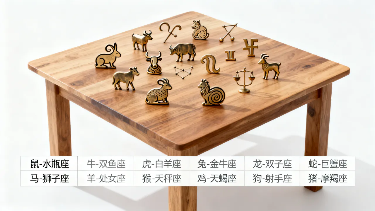 十二生肖星座属相怎么对应,十二生肖星座属相对照表查询? 十二生肖星座属相怎么对应,十二生肖星座属相对照表查询?
