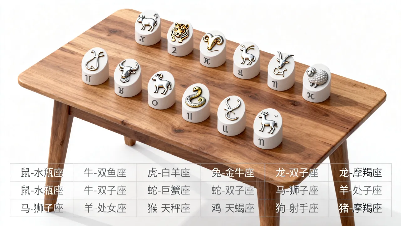 十二生肖星座属相怎么对应,十二生肖星座属相对照表查询? 十二生肖星座属相怎么对应,十二生肖星座属相对照表查询?