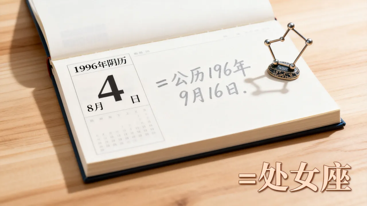 1996年阴历8月4日是公历几月几号?阴历8月4日是什么星座 1996年阴历8月4日是公历几月几号?阴历8月4日是什么星座