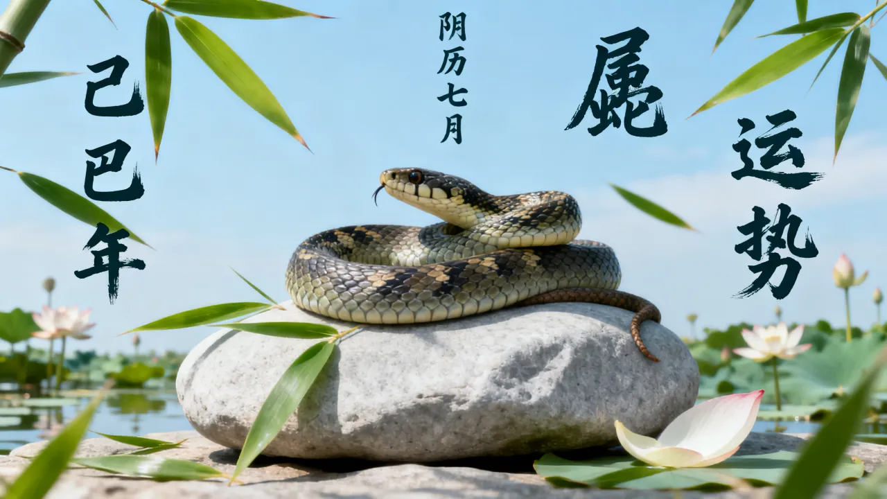 己巳年阴历七月出生是什么命，属蛇七月运势好不好？