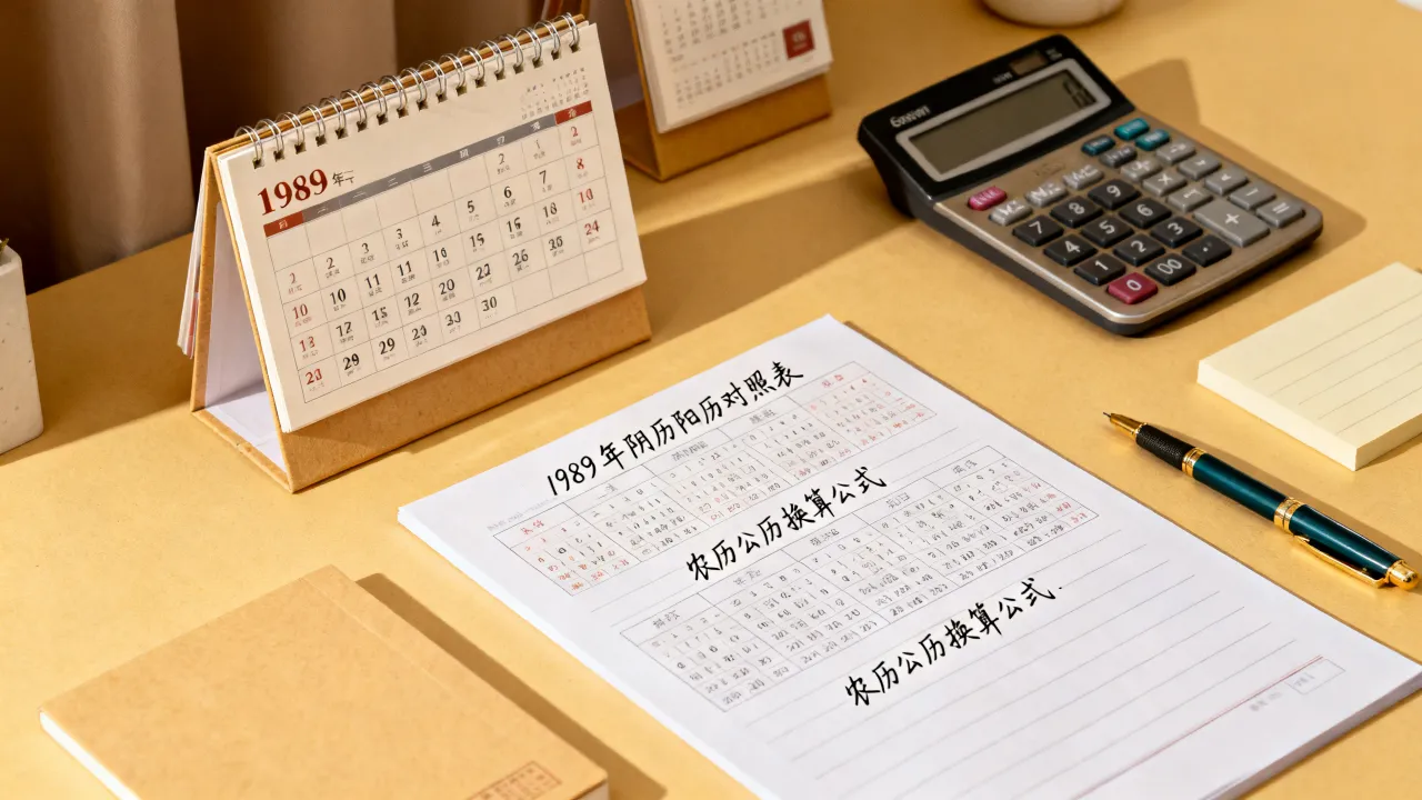 1989年阴历阳历是什么，农历公历怎么换算
