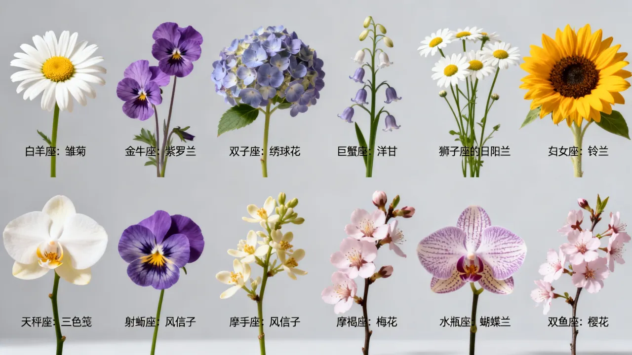 十二星座生辰守护花是什么,你的守护花是哪一朵 十二星座生辰守护花是什么,你的守护花是哪一朵