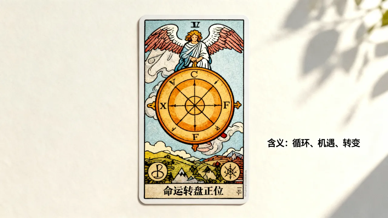 塔罗牌命运转盘正位是什么意思,命运转盘正位代表什么含义? 塔罗牌命运转盘正位是什么意思,命运转盘正位代表什么含义?