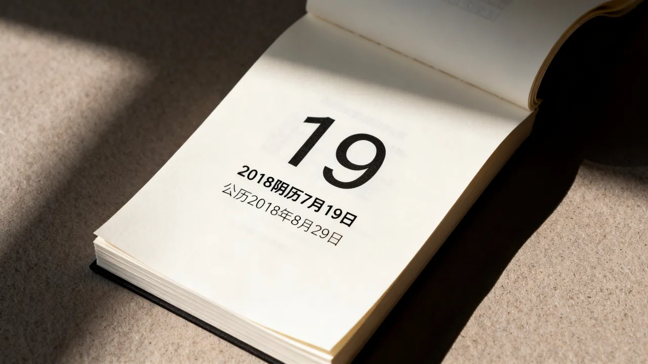 2018阴历7月19日是什么日子?阴历719对应的公历日期是几月几号 2018阴历7月19日是什么日子?阴历719对应的公历日期是几月几号