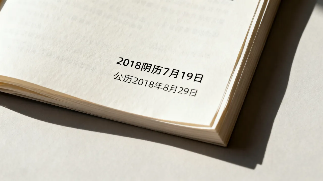 2018阴历7月19日是什么日子?阴历719对应的公历日期是几月几号 2018阴历7月19日是什么日子?阴历719对应的公历日期是几月几号
