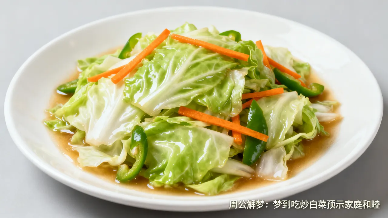 梦到了吃炒白菜意味着什么，周公解梦梦到吃炒白菜好不好