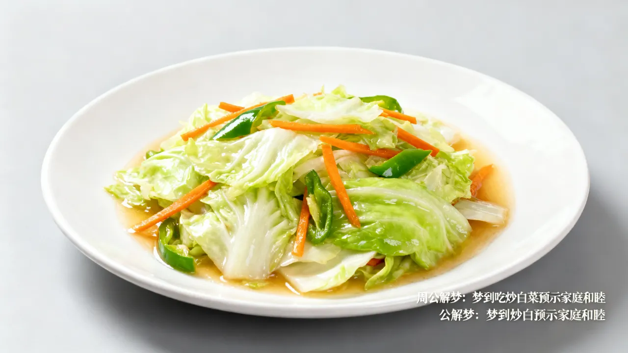 梦到了吃炒白菜意味着什么，周公解梦梦到吃炒白菜好不好