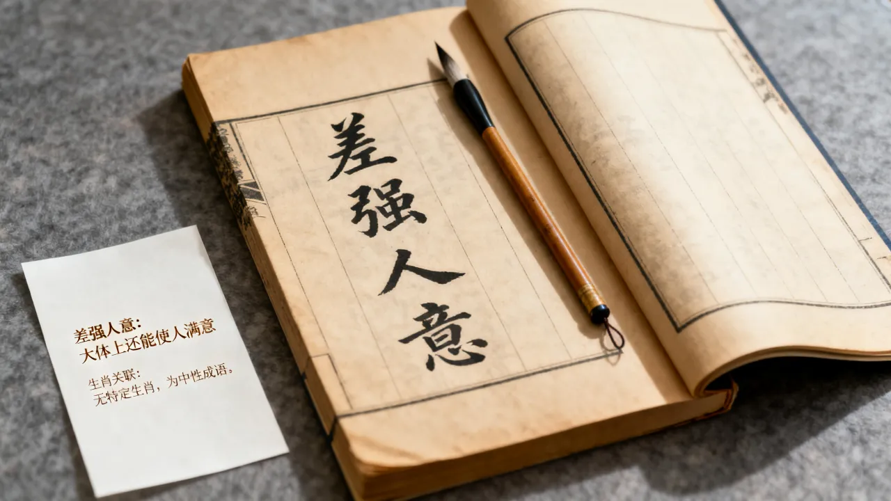 差强人意代表什么生肖,差强人意的意思是什么 差强人意代表什么生肖,差强人意的意思是什么