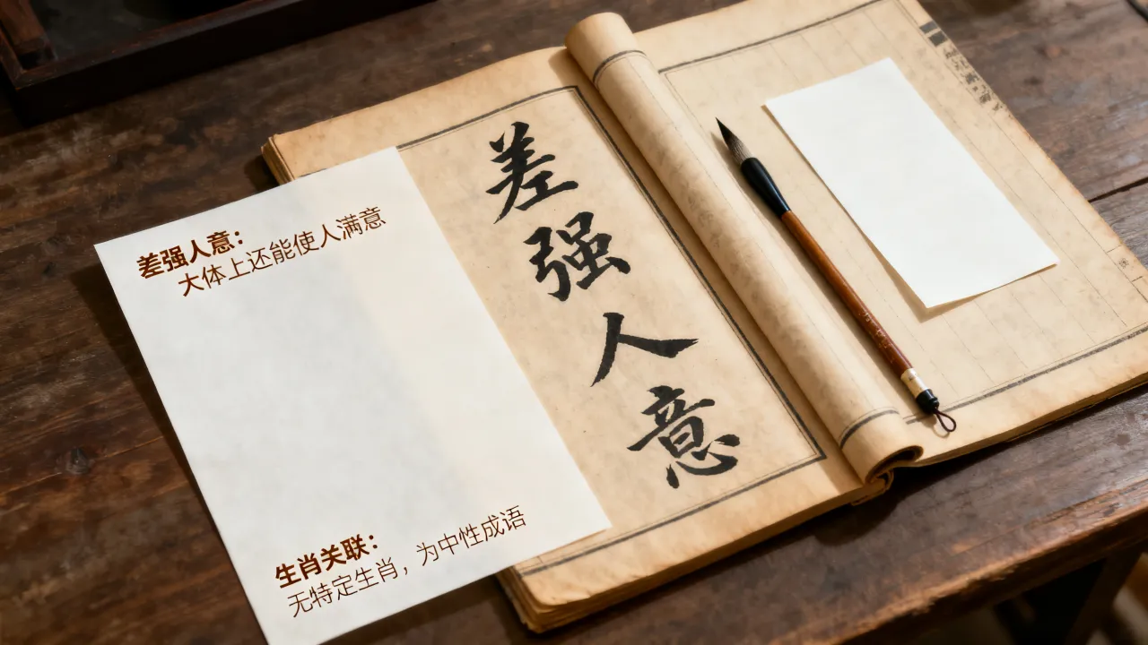 差强人意代表什么生肖,差强人意的意思是什么 差强人意代表什么生肖,差强人意的意思是什么