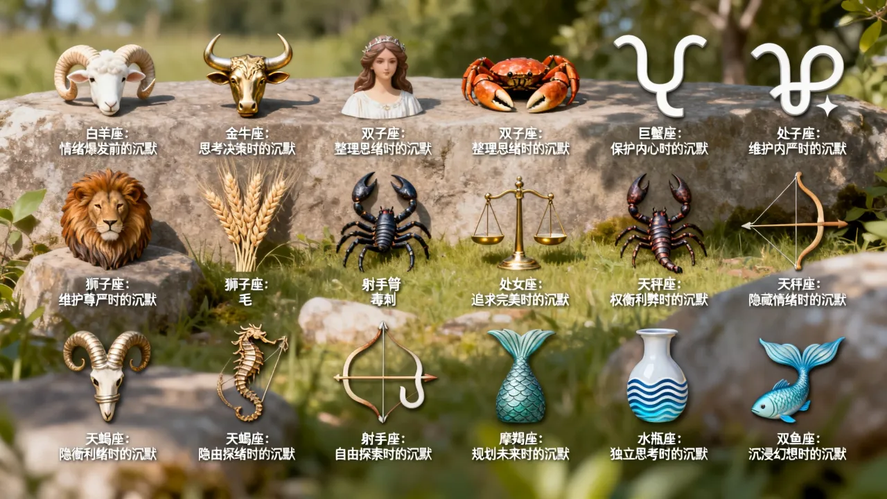 十二星座别说话代表什么,突然沉默的心理暗示是什么? 十二星座别说话代表什么,突然沉默的心理暗示是什么?