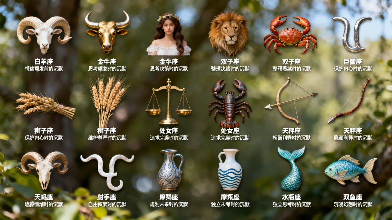 十二星座别说话代表什么,突然沉默的心理暗示是什么? 十二星座别说话代表什么,突然沉默的心理暗示是什么?