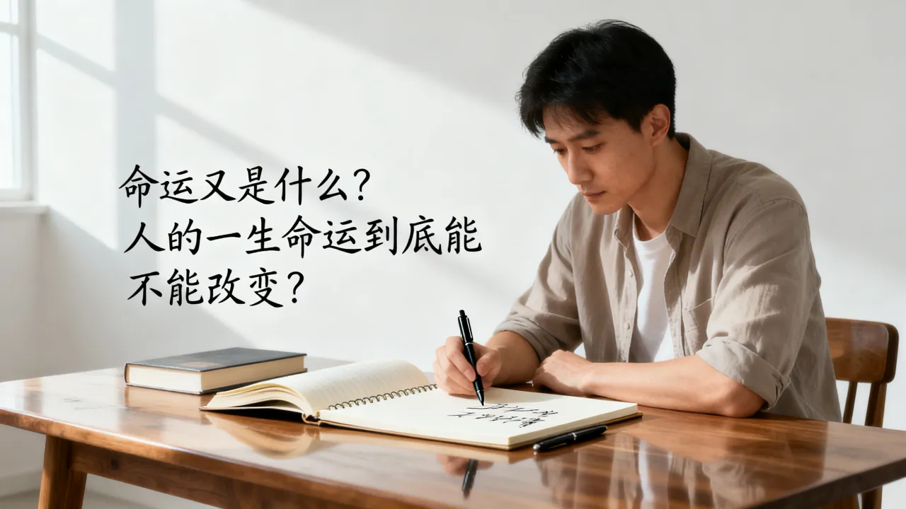 命运又是什么？人的一生命运到底能不能改变？