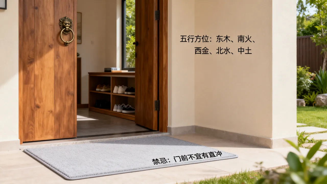 门口五行吉凶怎么看?住宅大门风水判断方法与禁忌 门口五行吉凶怎么看?住宅大门风水判断方法与禁忌