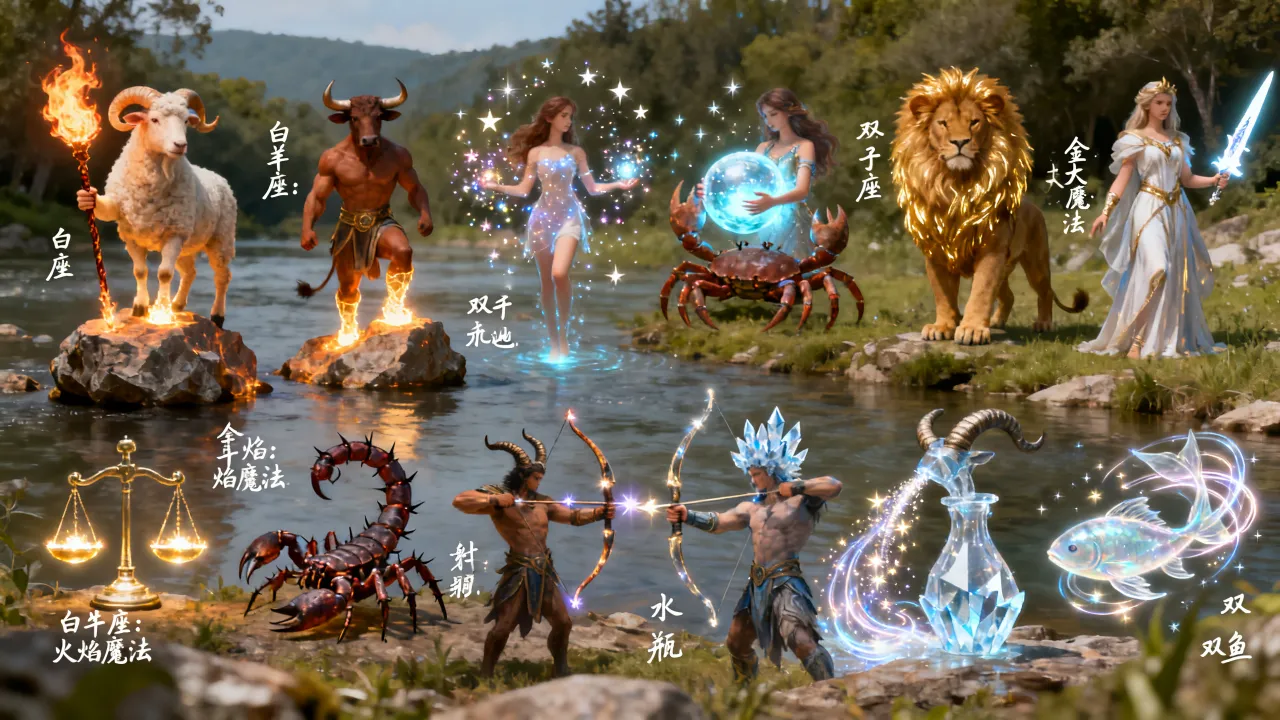 十二星座有什么魔法?九零后星迷必知的魔法天赋 十二星座有什么魔法?九零后星迷必知的魔法天赋
