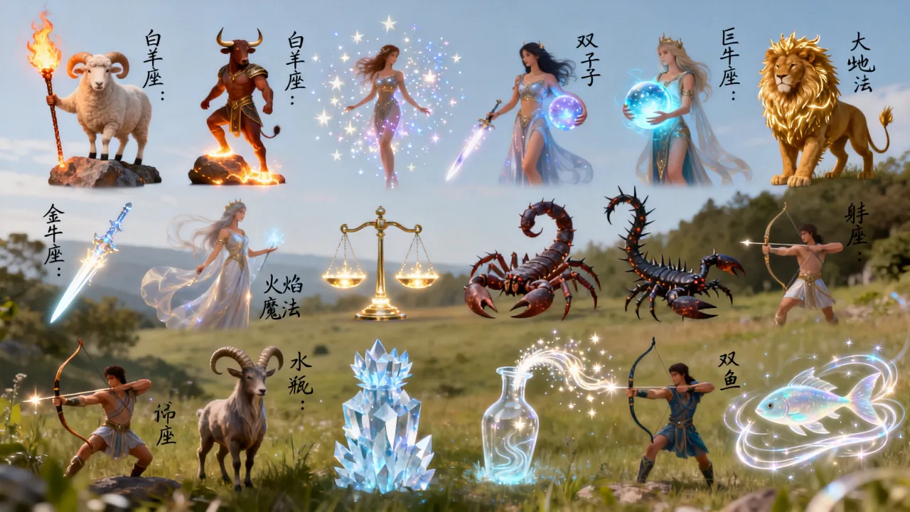 十二星座有什么魔法?九零后星迷必知的魔法天赋 十二星座有什么魔法?九零后星迷必知的魔法天赋