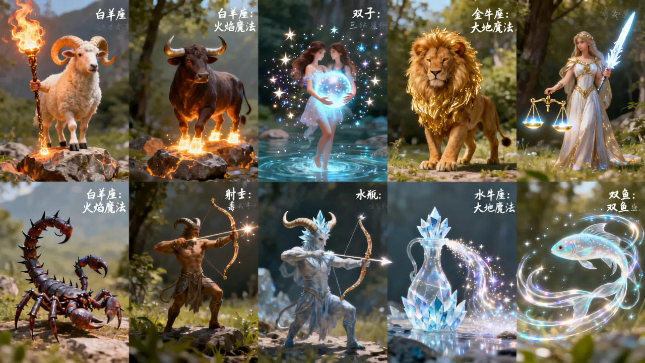 十二星座有什么魔法?九零后星迷必知的魔法天赋 十二星座有什么魔法?九零后星迷必知的魔法天赋
